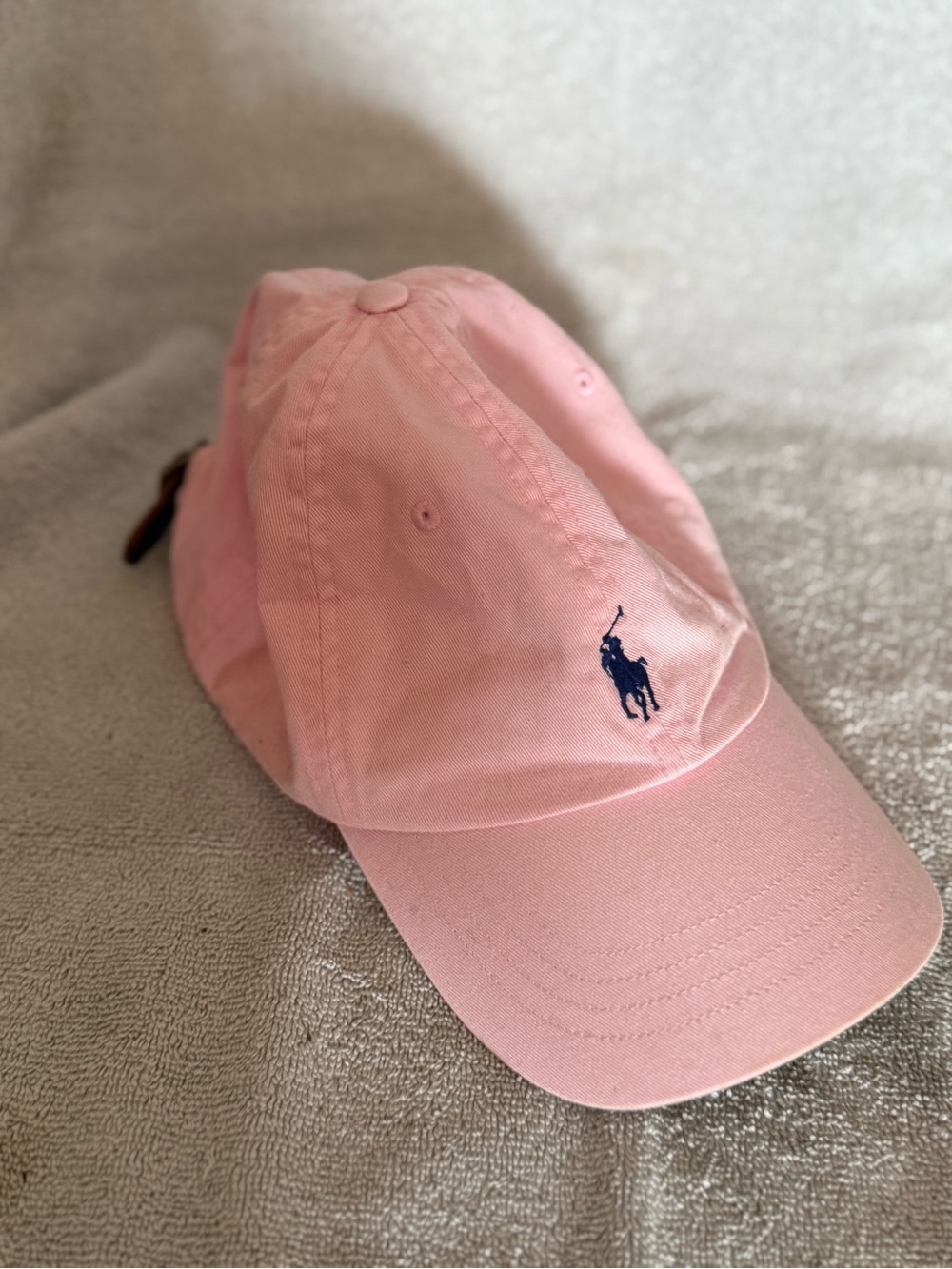 Ralph Lauren Womens Pink Polo Baseball Cap